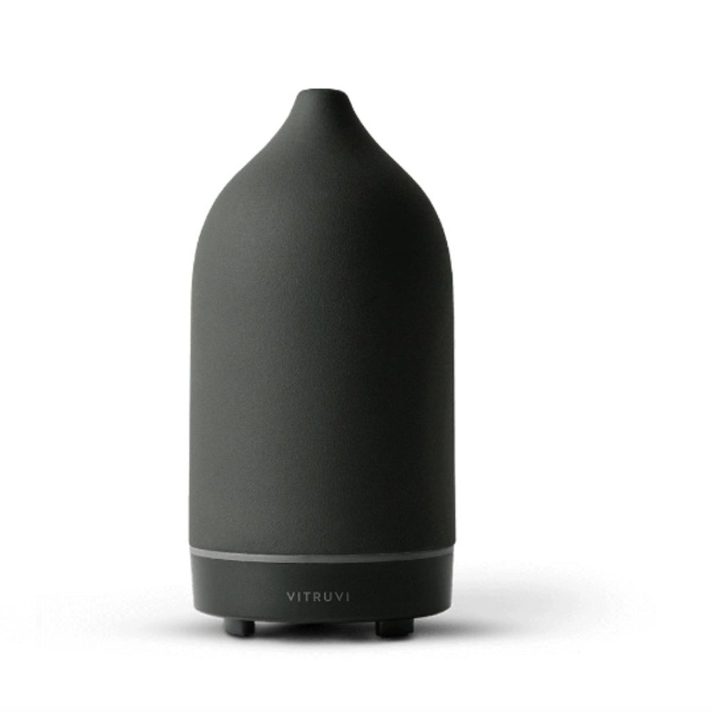 Vitruvi Stone Diffuser in Charcoal (+ 3 Free Oils)